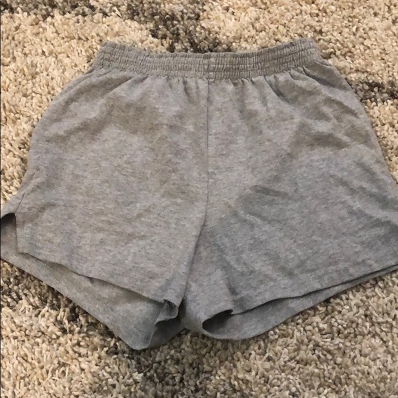 gray soffe shorts